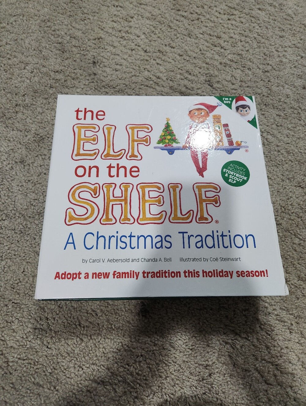 The Elf on the Shelf: A Christmas Tradition - White Cover